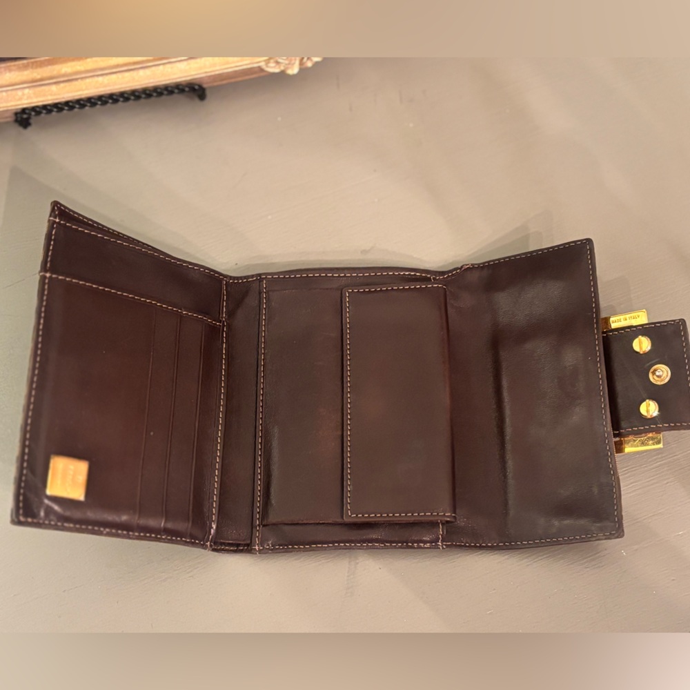 Fendi Brown Zucca Bifold Wallet - Picture 3 of 11